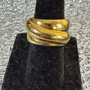 Ann Taylor Gold-Tone Layered Ring